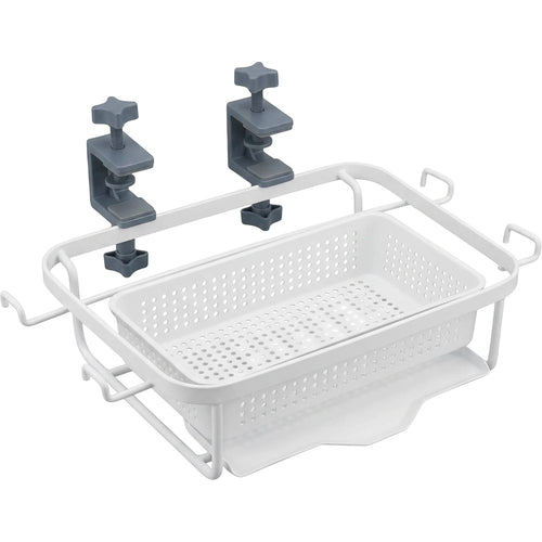 Bwrkp Clamp-On Cantilever Sink Draining Rack White Slate - Product view